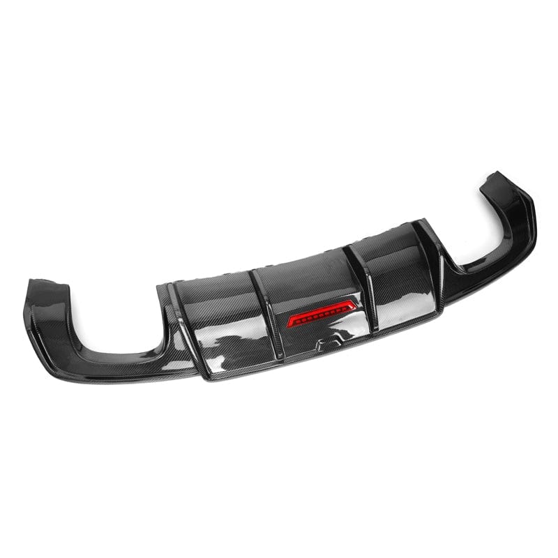 Audi A3/S3 (8V) Saloon Facelift Karbel Style Carbon Fibre Rear Diffuser - Twenty Two Tuning Rear Diffuser