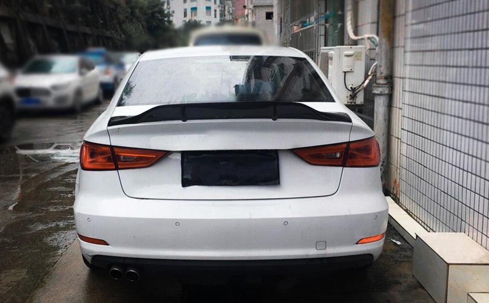 Audi A3/S3/RS3 (8V) Saloon Renntech Style Carbon Fibre Rear Spoiler - Twenty Two Tuning Rear Spoiler