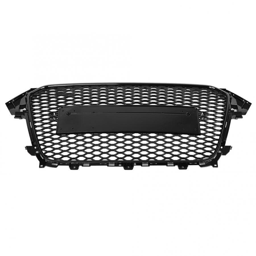 Audi A4/S4 (B8.5) RS4 Style Gloss Black Honeycomb Front Grille - Twenty Two Tuning Front Grille