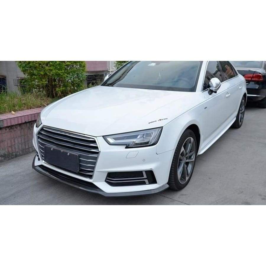 V1 カーボンファイバー製フロントリップスポイラー Audi A4/S4（B9