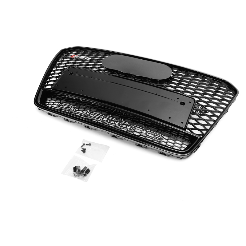 Audi A5/S5 (B8.5) RS5 Honeycomb Style Gloss Black Front Grille - Twenty Two Tuning Front Grille