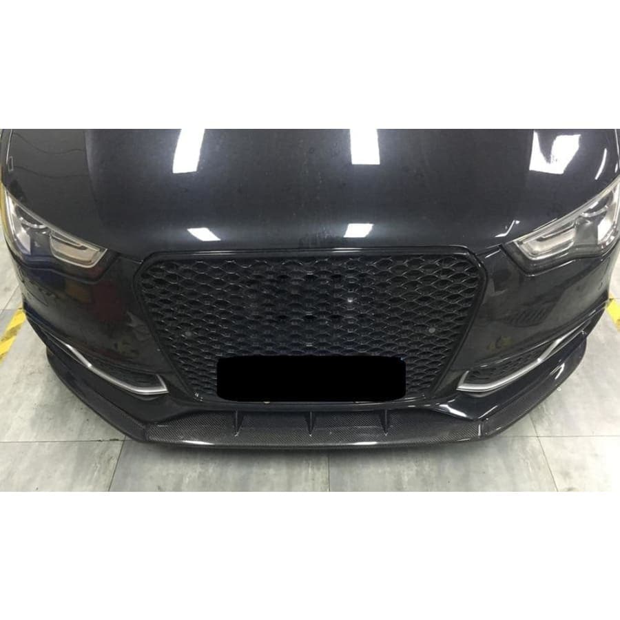 Audi A5/S5 (B8.5) S Line X Design Carbon Fibre Front Bumper Lip Spoiler - Twenty Two Tuning Front Lip