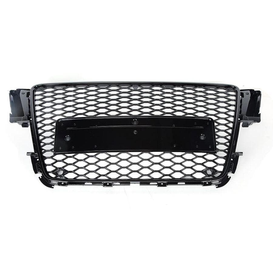 Audi A5/S5 (B8) Pre-facelift RS5 Style Gloss Black Honeycomb Front Grille - Twenty Two Tuning Front Grille