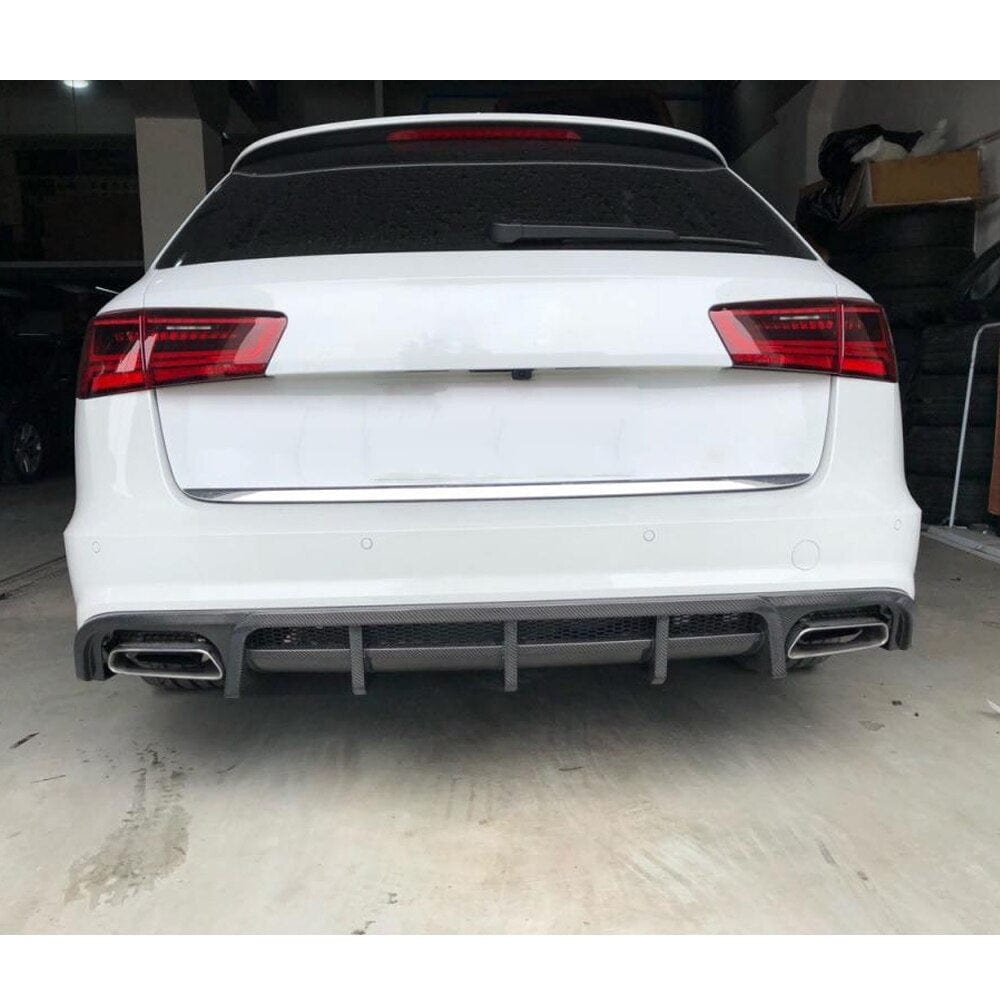 Audi A6/S6 (C7.5) S Line Estate Carbon Fibre Rear Diffuser - Twenty Two Tuning Rear Diffuser