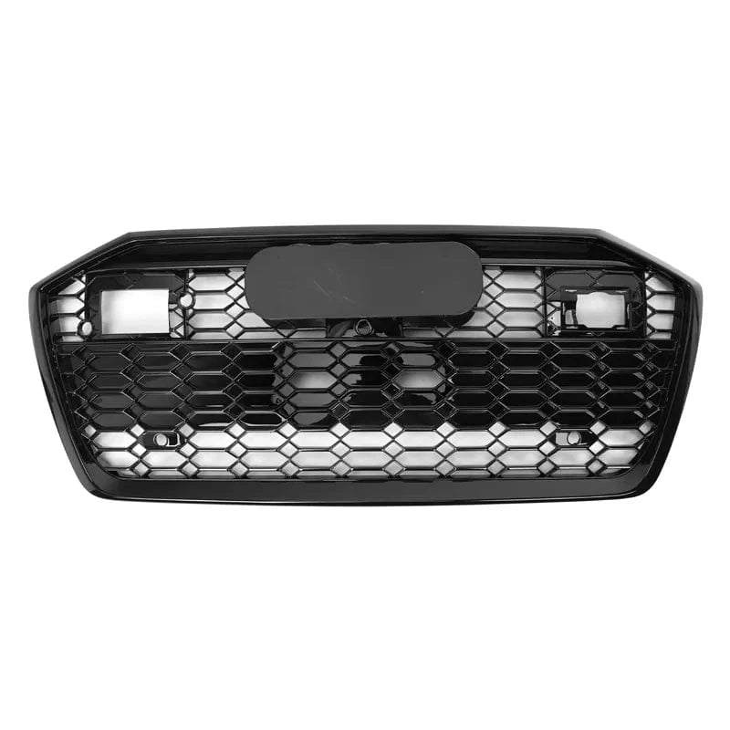 Audi A6/S6 (C8) RS6 Style Gloss Black Honeycomb Front Grille - Twenty Two Tuning Front Grille