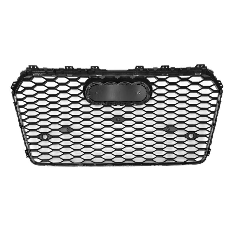 Audi A7/S7 (C7.5) RS7 Style Gloss Black Honeycomb Front Grille - Twenty Two Tuning Front Grille