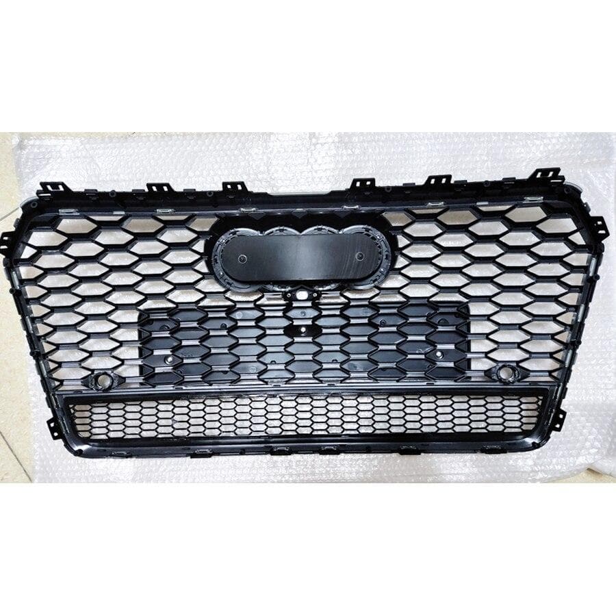 Audi A7/S7 (C7.5) RS7 Style Gloss Black Honeycomb Front Grille V2 - Twenty Two Tuning Front Grille
