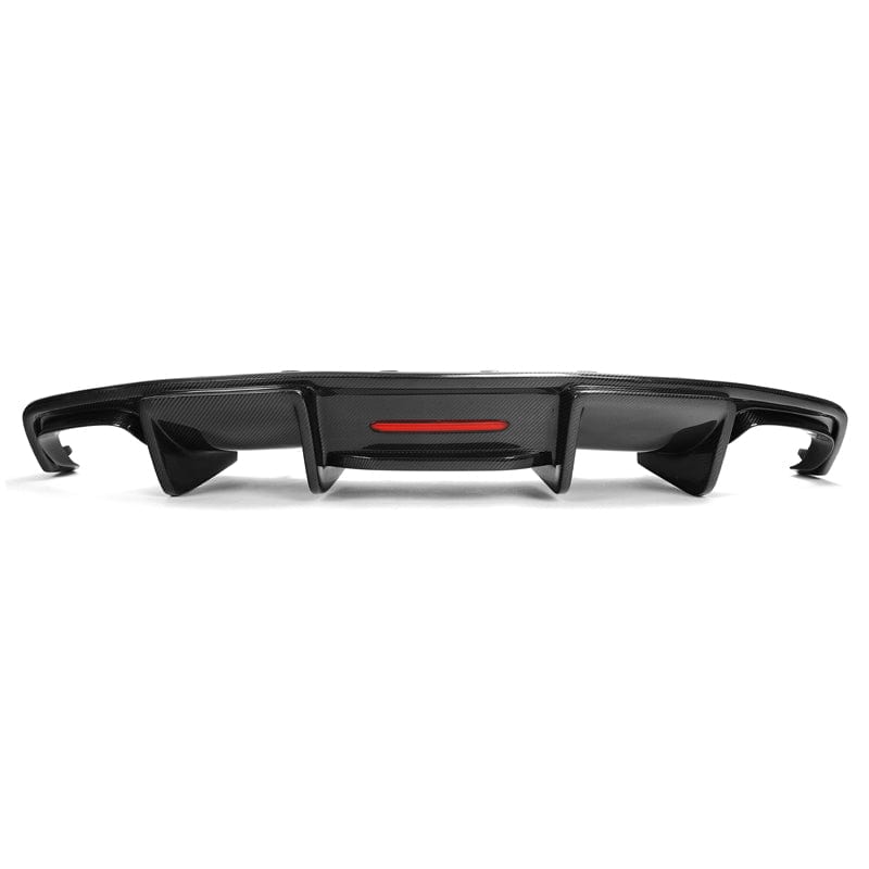 Audi A7/S7 (C7.5) S Line Karbel Style Carbon Fiber Rear Diffuser - Twenty Two Tuning Rear Diffuser