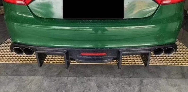 Audi A7/S7 (C7.5) S Line Karbel Style Carbon Fiber Rear Diffuser - Twenty Two Tuning Rear Diffuser
