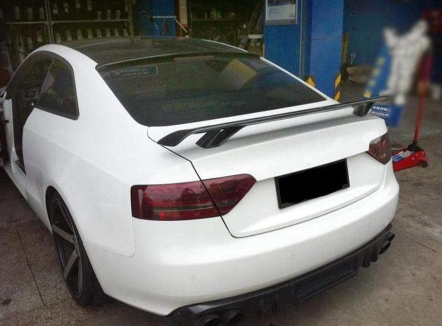 Audi OEM Style Carbon Fibre Rear Wing Spoiler - Twenty Two Tuning Rear Spoiler