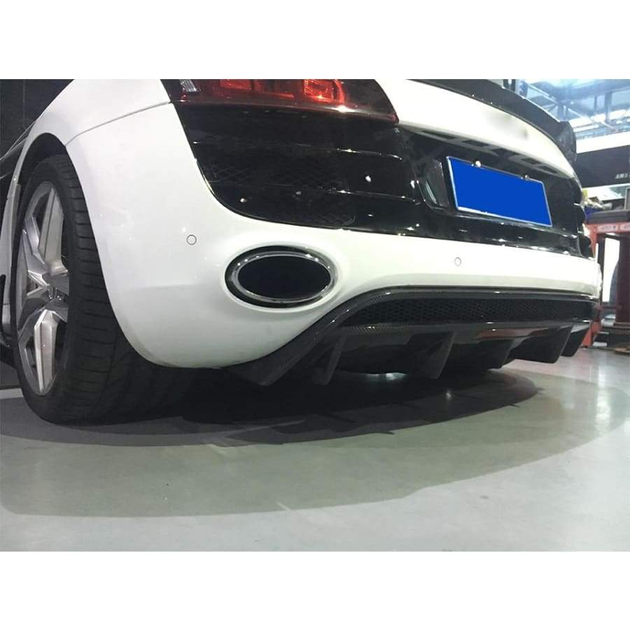 Audi R8 V8/V10 (Type 42) Carbon Fibre Rear Diffuser - Twenty Two Tuning Rear Diffuser