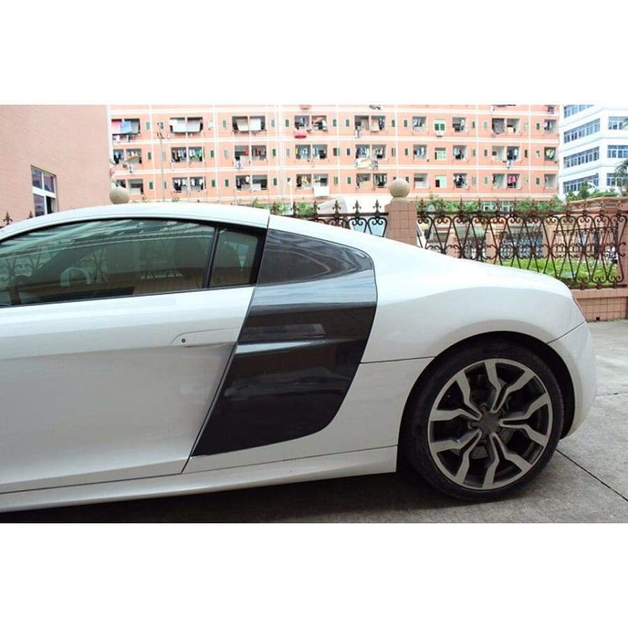 Audi R8 V8/V10 (Type 42) Carbon Fibre Side Blade Covers - Twenty Two Tuning Side Blade Kit