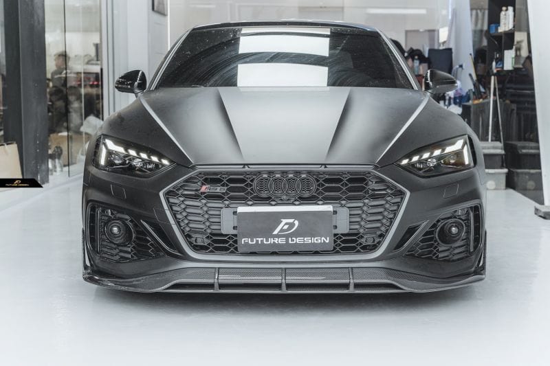 Audi RS5 Sportback (B9/B9.5) Future Design Carbon Fibre Front Lip Spoiler - Future Design Front Lip