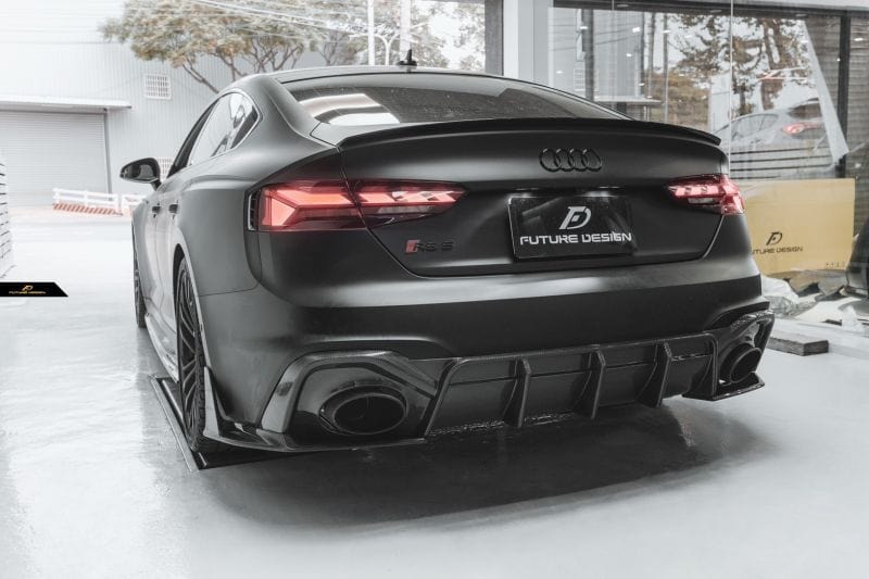 Audi RS5 Sportback (B9/B9.5) Future Design Carbon Fibre Rear Diffuser - Future Design Rear Diffuser