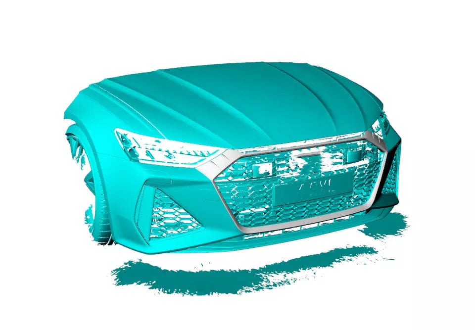 Audi RS6 Avant (C8) RS Style Carbon Fibre Front Grille Surround - Twenty Two Tuning Front Grille