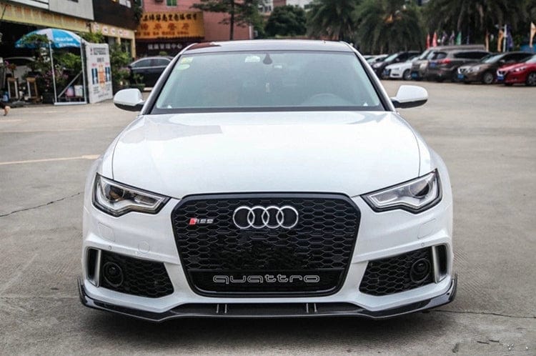 Audi RS6 (C7/C7.5) ABT Style Carbon Fibre Front Lip Spoiler - Twenty Two Tuning Front Lip