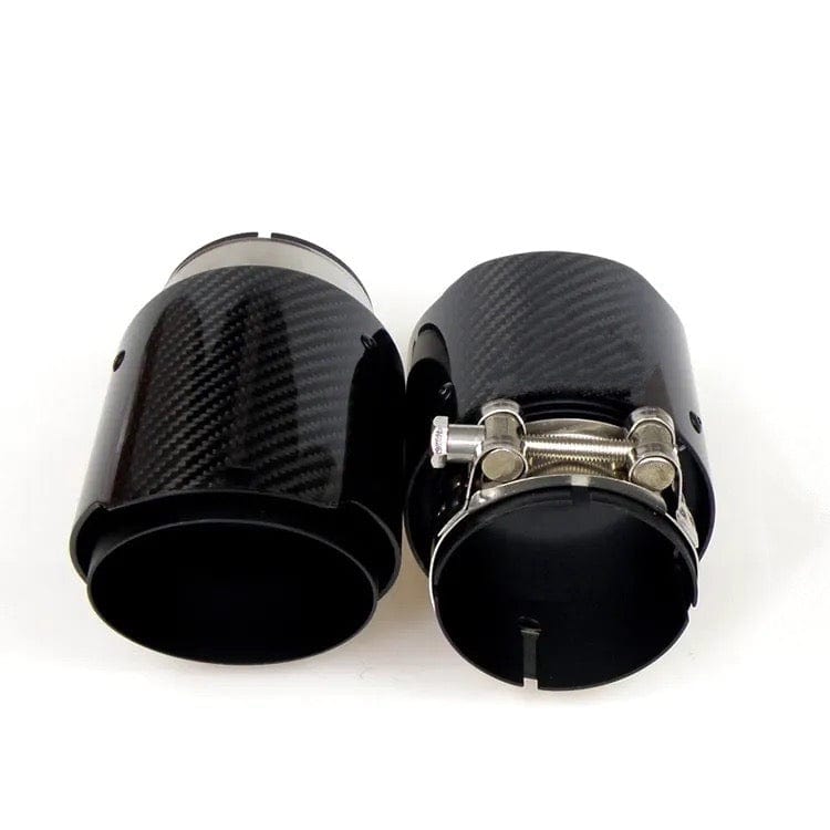 Audi S5 (B8/B8.5) Akrapovic Style Carbon Fibre Exhaust Tips - Twenty Two Tuning Exhaust Tips