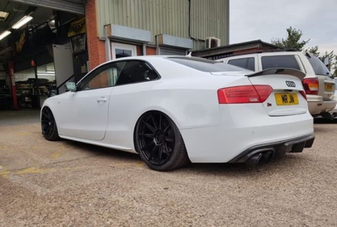 Audi S5 (B8/B8.5) Akrapovic Style Carbon Fibre Exhaust Tips - Twenty Two Tuning Exhaust Tips