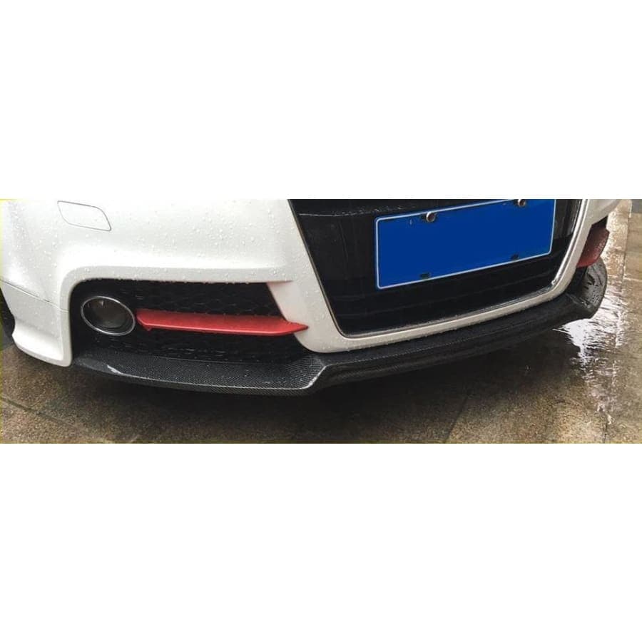 Audi TT/TTS (MK2/8J) S Line Carbon Fibre Front Lip Spoiler - Twenty Two Tuning Front Lip