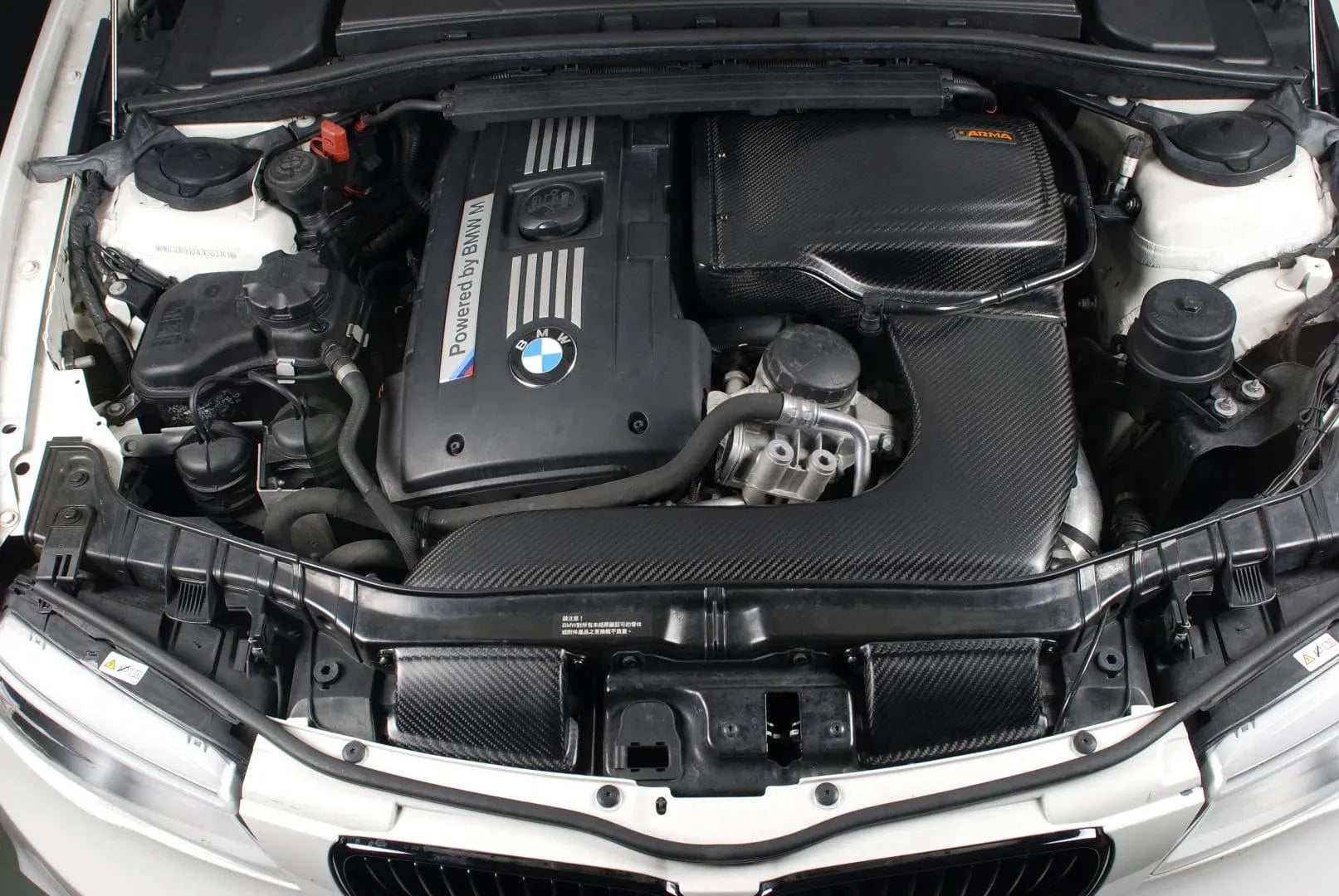 BMW 1 Series/1M N54 (E82/E87) 135I ARMASPEED Carbon Fibre Cold Air Intake - ARMASPEED Engine Bay