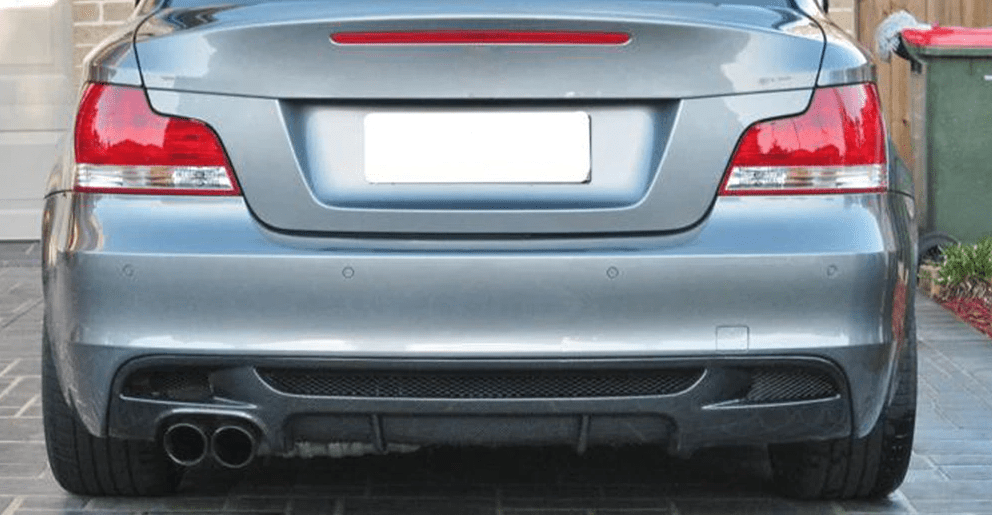 BMW 1 Series (E82) M Tech Style Carbon Fibre Rear Diffuser - Twenty Two Tuning Rear Diffuser
