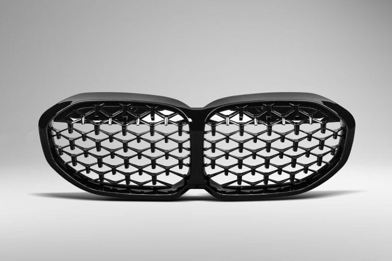 BMW 1 Series (F40) Diamond Gloss Black Front Grille - Twenty Two Tuning Front Grille