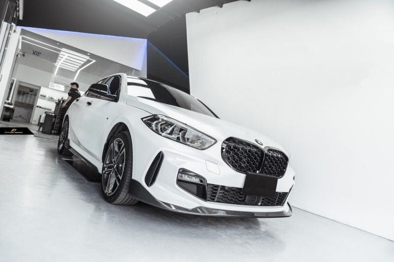 BMW 1 Series (F40) M Performance Style Carbon Fibre Front Lip - Twenty Two Tuning Front Lip