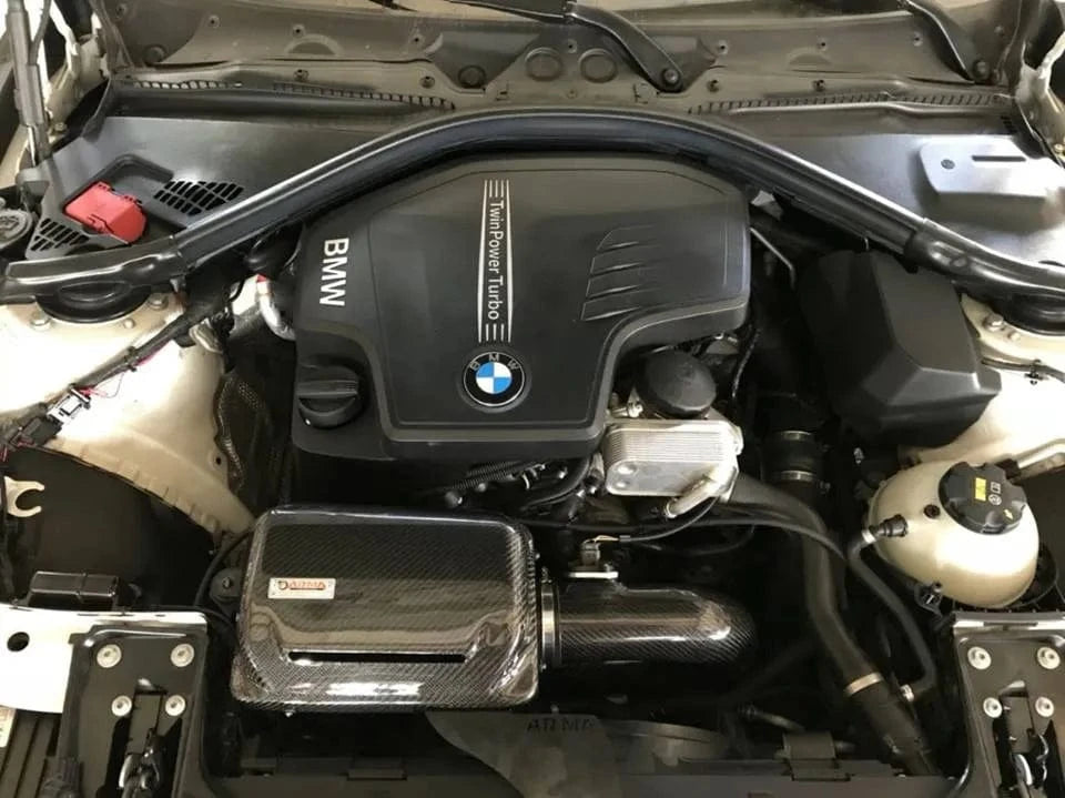 BMW 1 Series N20 (F20/F21) 125I ARMASPEED Carbon Fibre Cold Air Intake - ARMASPEED Engine Bay