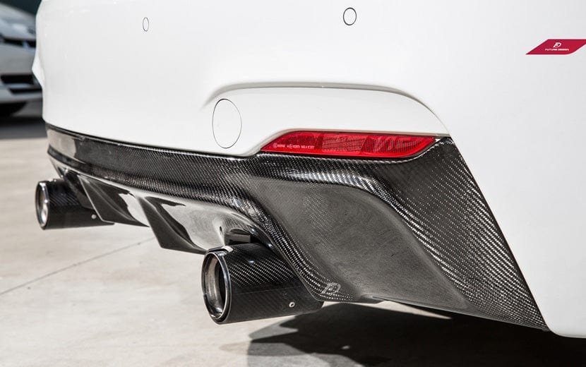 BMW 2 Series (F22/F23) 3D Design Carbon Fibre Diffuser - Future Design Rear Diffuser