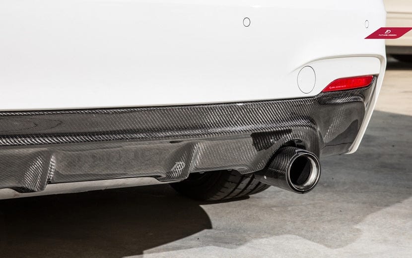 BMW 2 Series (F22/F23) 3D Design Carbon Fibre Diffuser - Future Design Rear Diffuser