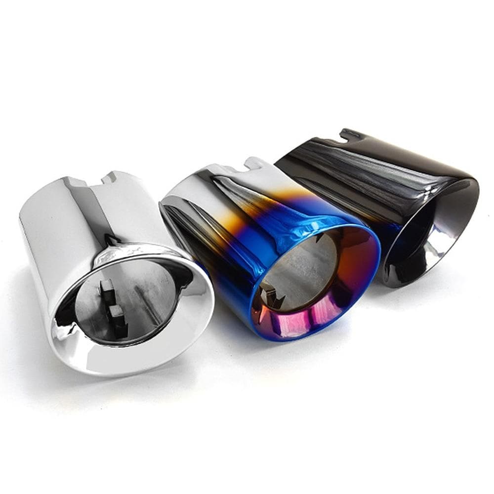 BMW 2 Series (F22/F23) M235I/M240I Stainless Steel Slash Cut Exhaust Tips - Twenty Two Tuning Exhaust Tips
