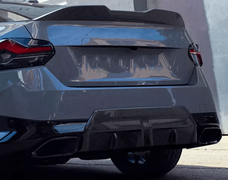 BMW 2 Series (G42) M Performance Style Carbon Fibre Rear Diffuser - Twenty Two Tuning Rear Diffuser