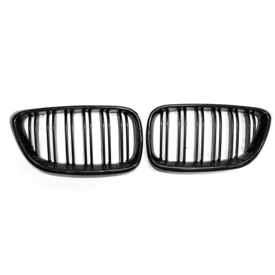 BMW 2 Series/M2 (F22/F23/F87) M Style Carbon Fibre Front Grilles - Twenty Two Tuning Front Grille