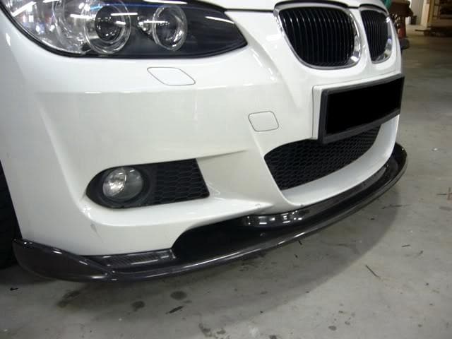 BMW 3 Series (E92/E93) Pre-LCI M Style Carbon Fibre Front Lip Spoiler - Twenty Two Tuning Front Lip