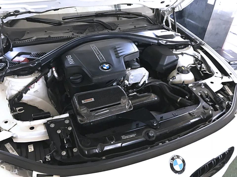 BMW 3 Series (F30/F31) 328I (N20) ARMASPEED Carbon Fibre Cold Air Intake - ARMASPEED Engine Bay