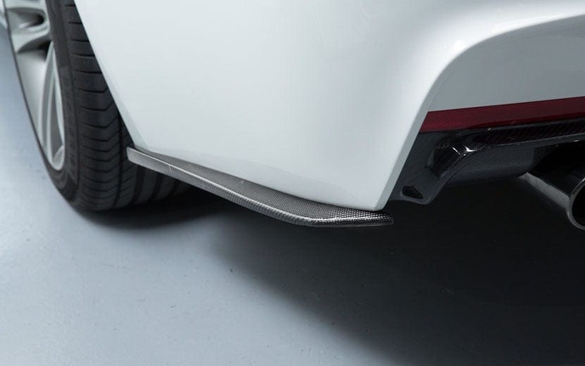 BMW 3 Series (F30/F31) Future Design Style Carbon Fibre Rear Canards - Future Design Rear Canards
