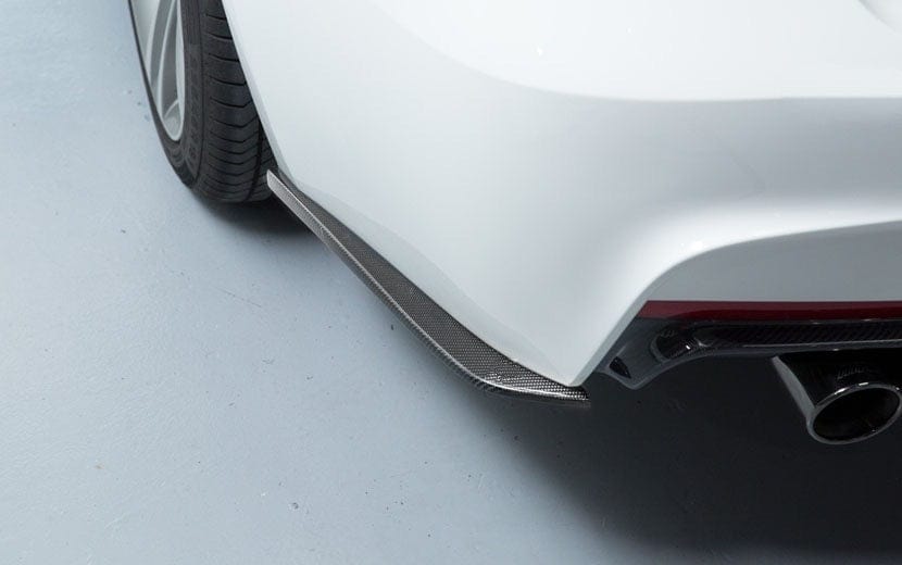 BMW 3 Series (F30/F31) Future Design Style Carbon Fibre Rear Canards - Future Design Rear Canards