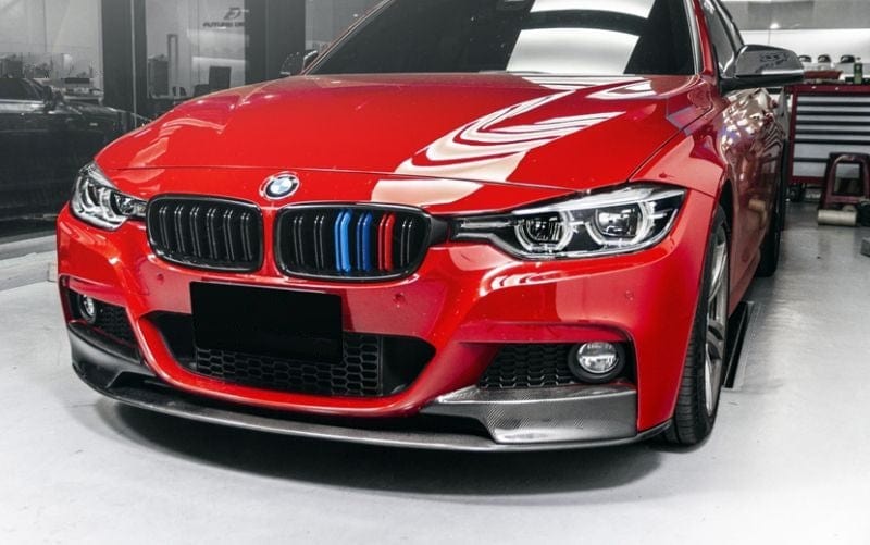 BMW 3 Series (F30/F31) M Performance Style Carbon Fibre Front Lip Spoiler - Twenty Two Tuning Front Lip