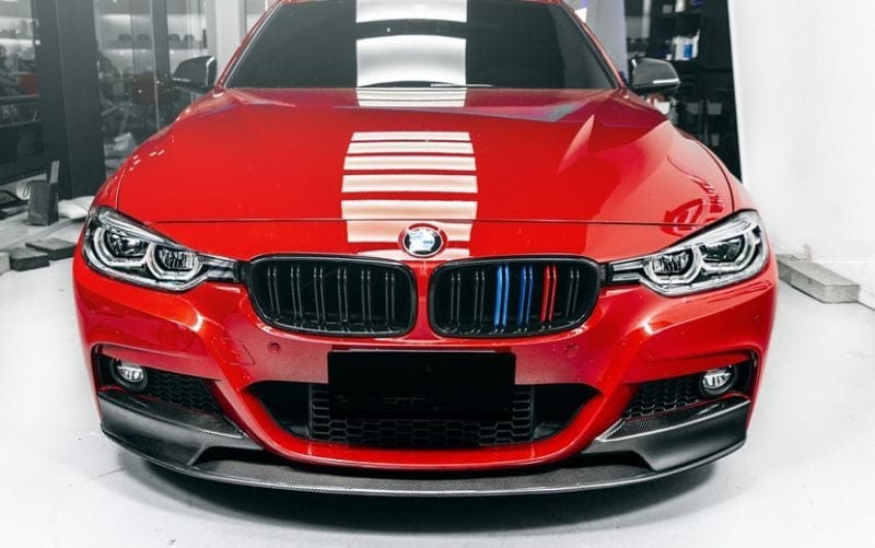 BMW 3 Series (F30/F31) M Performance Style Carbon Fibre Front Lip Spoiler - Twenty Two Tuning Front Lip