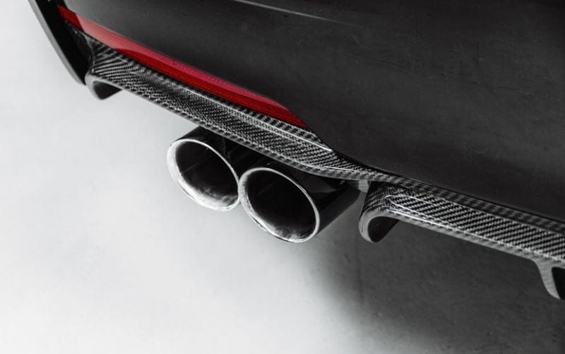 BMW 3 Series (F30/F31) M Tech Carbon Fibre Rear Diffuser (Quad Pipe) - Twenty Two Tuning Rear Diffuser