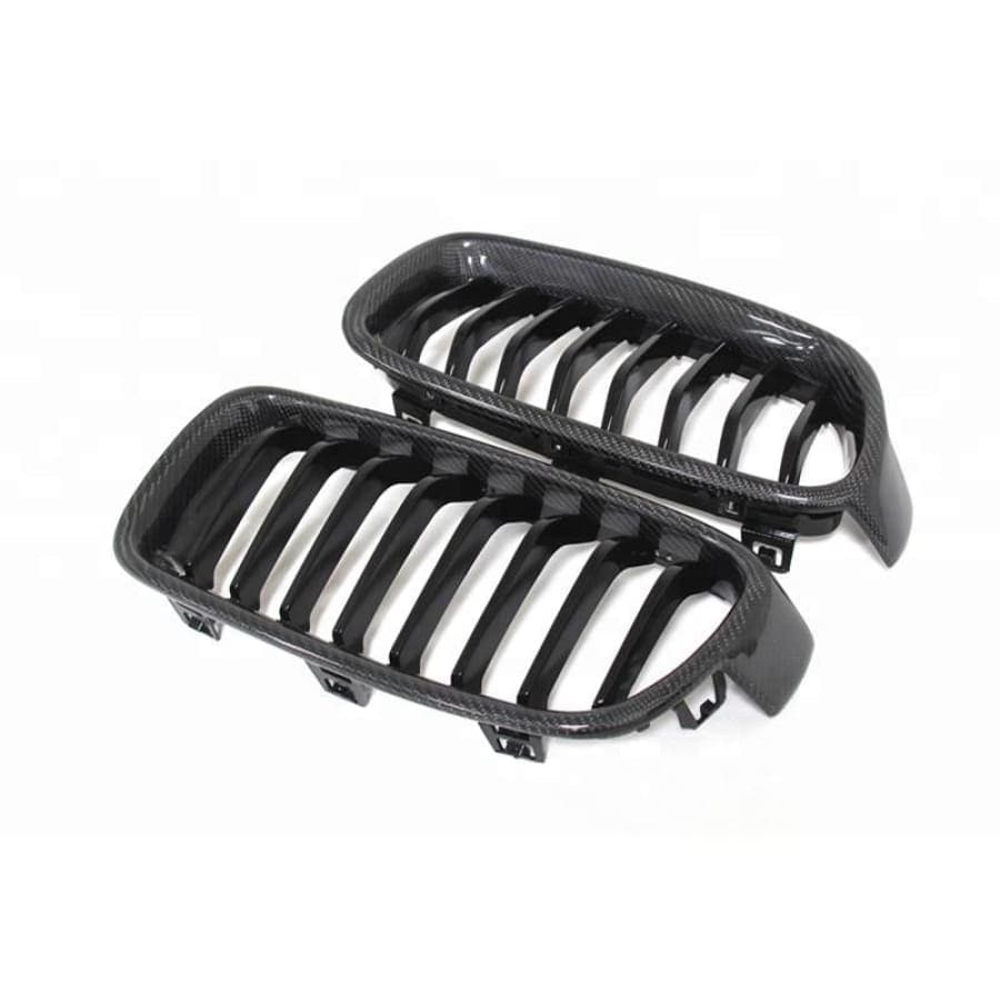 BMW 3 Series (F30/F31) OEM Style Carbon Fibre Front Grill - Twenty Two Tuning Front Grille