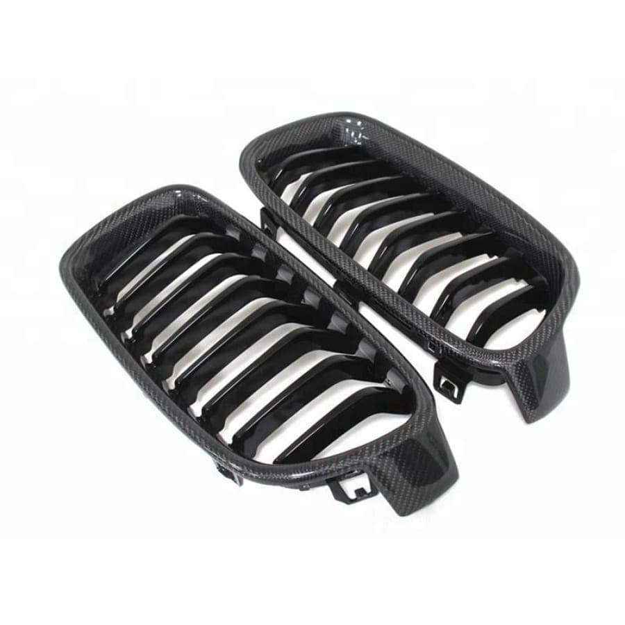 BMW 3 Series (F30/F31) OEM Style Carbon Fibre Front Grill - Twenty Two Tuning Front Grille