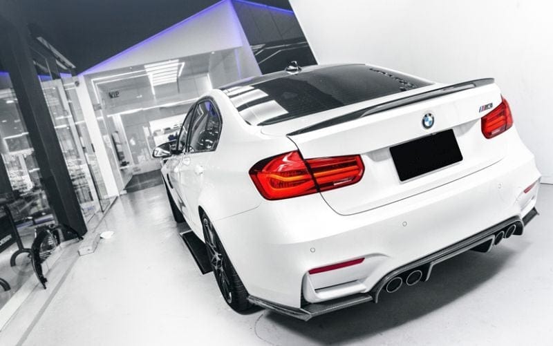 BMW 3 Series (F30) Performance Style Carbon Fibre Rear Spoiler - Twenty Two Tuning Rear Spoiler
