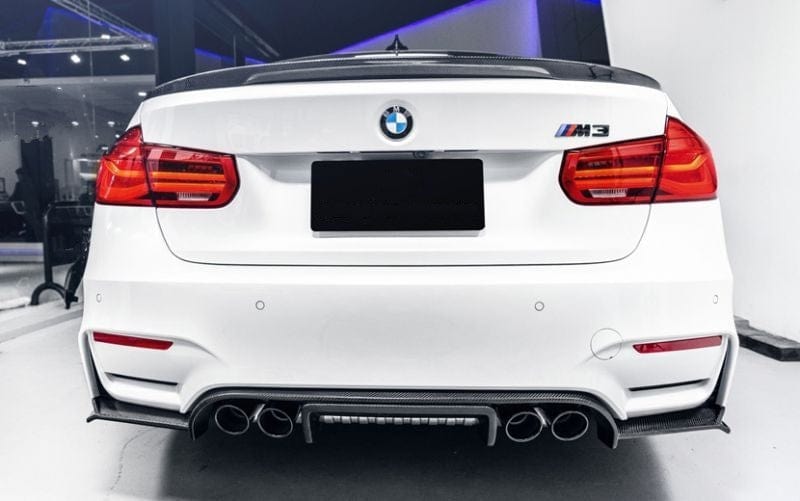 BMW 3 Series (F30) Performance Style Carbon Fibre Rear Spoiler - Twenty Two Tuning Rear Spoiler