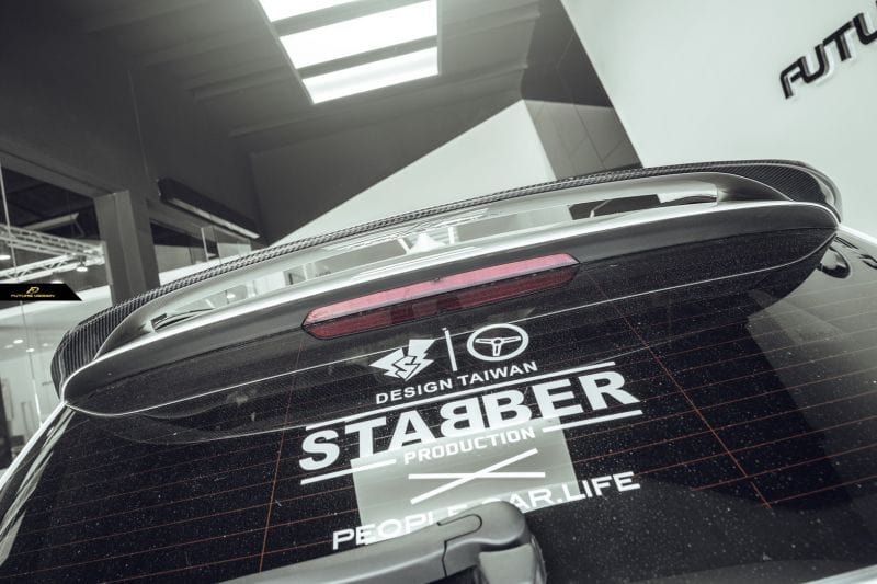 BMW 3 Series (G21) Future Design Carbon Fibre Rear Roof Spoiler - Future Design Rear Spoiler
