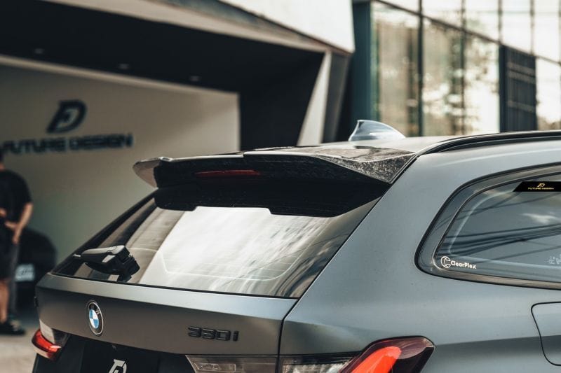 BMW 3 Series (G21) Future Design GT Carbon Fibre Rear Roof Spoiler - Future Design Rear Spoiler