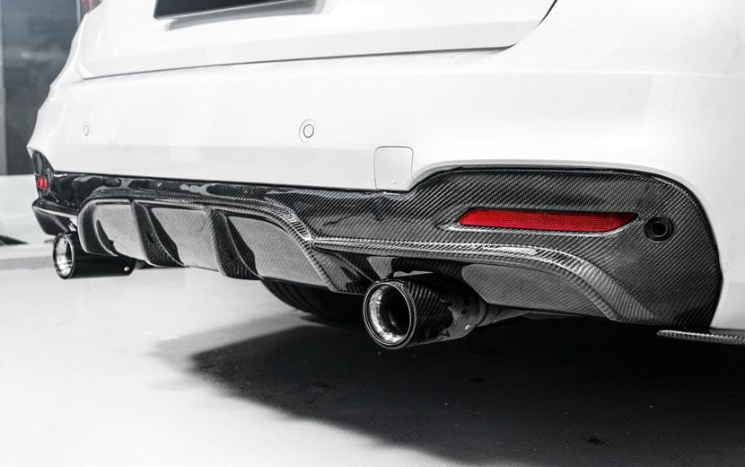 BMW 3 Series GT (F34) 335I/340I M Performance Carbon Fibre Rear Diffuser - Twenty Two Tuning Rear Diffuser