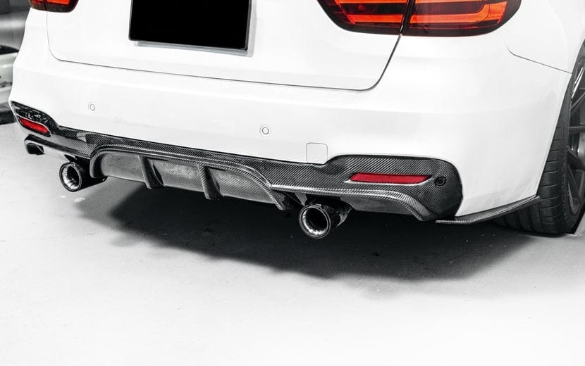 BMW 3 Series GT (F34) 335I/340I M Performance Carbon Fibre Rear Diffuser - Twenty Two Tuning Rear Diffuser
