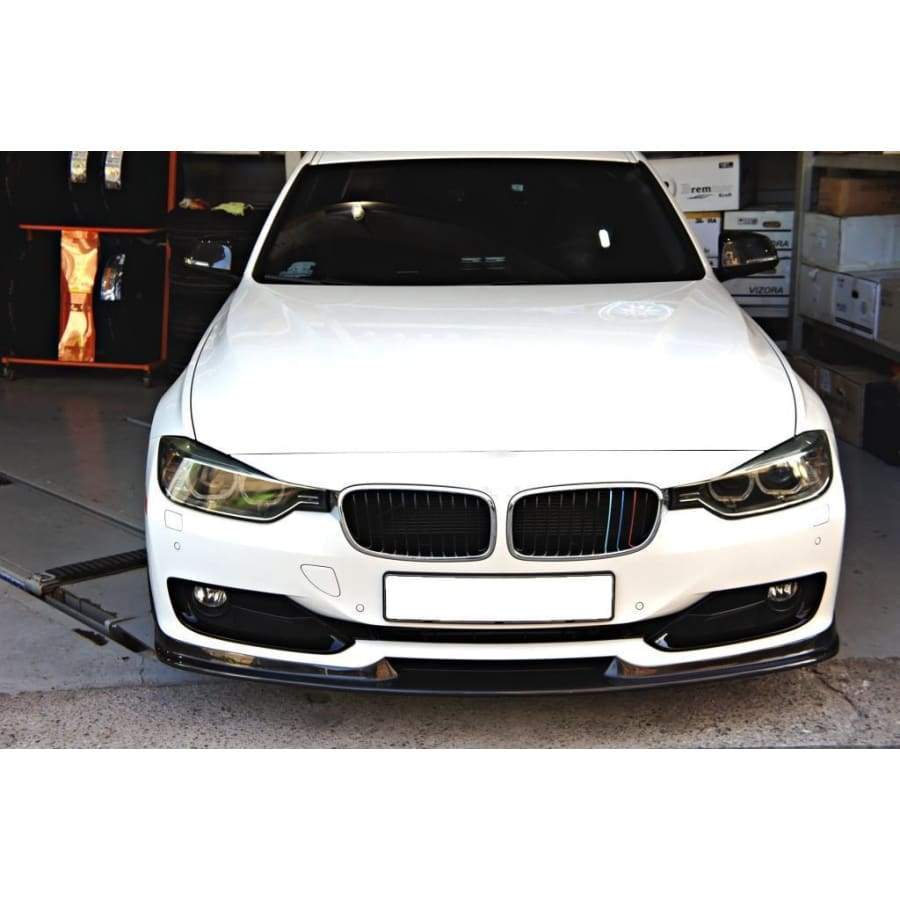 BMW 3 Series SE (F30/F31/F34) Non M Sport Carbon Fibre Front Lip Spoiler - Twenty Two Tuning Front Lip