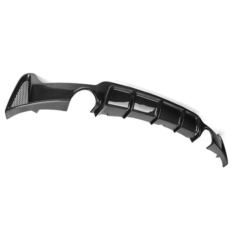 BMW 4 Series (F32/F33/F36) 435I/440I M Performance Style Carbon Fibre Rear Diffuser - Twenty Two Tuning Rear Diffuser